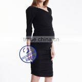 Custom Three Quarter Sleeve Plain Pregnant Women Maternity Dresses thumbnail-4