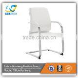 Functional Exective Middle Back White Leather Office Chair GAC036B thumbnail-4