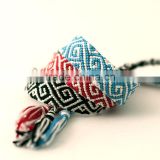 Hot Sale Whole Handmade Mix-Colour Bohemia Totem Cotton Cord Braided Charm Friendship Bracelet