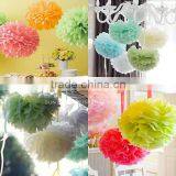 Wedding Decoration Paper Flower Pom Poms China Birthday Party Items thumbnail-5