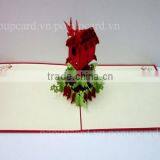 Pigeon's Nest 3d Pop up Greeting Card thumbnail-1