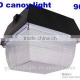 90w led canopy light IP65 waterproof DLC UL 3 years warranty gas station led canopy lights