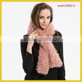 Super hot Quality Long Knit fur Fur Scarf of christmas gifts