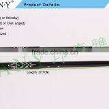 ANY Nail Art UV Gel Painting Black Metal Flat Nylon Hair Metal Nail Art Brush thumbnail-3