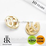 2015 new arrival metal sewing gold button for clothing and coat                        
                                                Quality Choice
