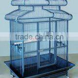 Rolling Macaw Dome Top Cage Parrot Bird House Large Grille Drawer Perch New