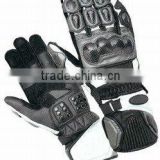 DL-1491 Leather Motorbike Racing Gloves