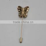 Dragonfly Brooch Flower Lapel Pin Suit Boutonniere Fabric Pin Button Stick Flower Brooches Pin For Weddiing thumbnail-3