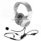 Noise cancellation foldable gaming headset with detachable mic for Playstation 4 PS4 XBOX one PC tablet cell phone
