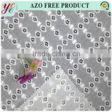 Square Hole Design White Cotton Swiss Voile Lace Embroidery Fabric thumbnail-1