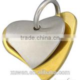 small hearts stainless steel charm for jewelry