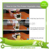 Amazon Hot Sale Potato Chipper, French Fry Cutter Vegetable Slicer Chopper - Stainless Steel thumbnail-6