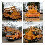 Japanese technology 12m hydraulic rising platform truck 9m telescope boom truck truck mounted boom lifts 4*2 boom lift truck