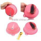 High Quality Hotsell Folding Silicone Pet Feeders Pet Bowls thumbnail-4