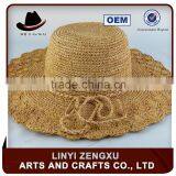 Fashion Raffia Crochet Hat With Brim Cheap thumbnail-5