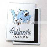 Eco-friendly and Cheap Price Rectangle Souvenir Tin Metal Fridge Magnet