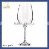 Custom Creative Fashion Personality Round Frame Eye Glasses Silver Wine Glass for Party Wendding thumbnail-5