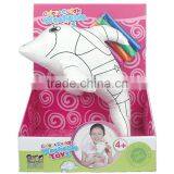 DIY Toy Coloring Washable Dolphin With 4 Markers thumbnail-1