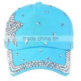 Fashion Design Custom Rhinestone Wholesale Brand Caps Hats thumbnail-3