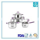 8Pcs Stainless Steel Silicone German Cookware