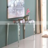 Marble stainless steel french console table