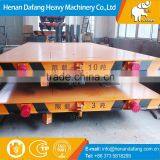 Rail Electric Transporter Car on Sale Cheap Electric Flat Transfer Car for Warehouse Use thumbnail-1
