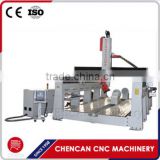 Jinan 4Axis 3D CNC Plywood Cutting Router CNC Machine Engraver Machine with Big Rotary