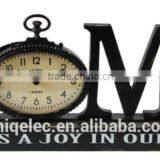 MDF Wood Mantle Decorate Desk Clock for Walmart