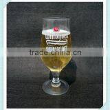 Hand Blown Beer Goblet Mouth Blow Beer Glass Cup With High Quality thumbnail-2