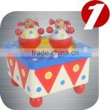 Boxed Wooden Clockwork Dancing Sister Music Box Musical Box