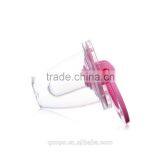 2015 New Baby Products Safety Small Plastic Baby Pacifier Holder Clip