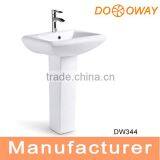 White Deep Ceramic Moroccan Sink DW344