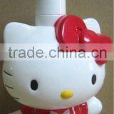PVC Cartoon Hello Kitty Plastic Bottle for Shampoo