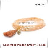 Wholesale Handmake Glass Crystal Bead Bracelets With Tassel