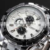 CURREN White Luxury Sport Analog Army Military Steel Band Men's Quartz Watch thumbnail-3