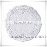 White Silver Golden Color Round Lace Paper Doilies