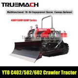 YTO C602 40hp agricultural crawler tractor with dozer blade