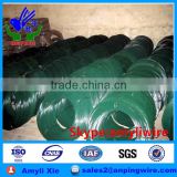 PVC wire ,Green color pvc coated iron wire in big coil wire