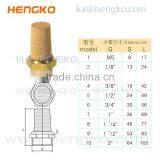 Sintered Powder Metal Parts 1 NPT Brass Muffler Filter thumbnail-6