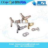 Wooden Stand Clear Glass Beverage Storage Dispenser Jars With Beverage Dispenser Tap thumbnail-1