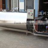 Horizontal Milk Cooling Tank Milk Chiller Cooling Tank With Cooling Machine thumbnail-1