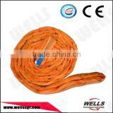 100% Polyester Soft Round Price Webbing Sling With High Quality Equipment Belt thumbnail-1