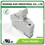 FS-031L2 With LED Indicator 380V 32A 1 Pole 10x38 Fuse Holder thumbnail-1
