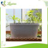 Colorful Metal Outdoor Green Oval Planter Decorative Flower Pots thumbnail-5