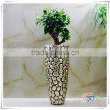 Black Resin Tall Pots Flower Planter thumbnail-3
