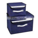 N496 Household Non Woven Box Foldable Storage Box Home Storage Organization thumbnail-5