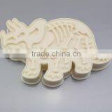3d Plastic Dinosaur Set Cookie Cutter Set for Kids thumbnail-2