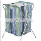 Aluminum Frame Folding Laundry Hamper Washing Clothes Collapsible Laundry Basket thumbnail-4