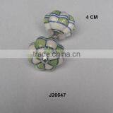 Hand Painted Ceramic Knob Available in Other Colour and Patterns thumbnail-1