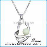 Plated Noctilucent Necklace Pendant Women Heart Shape Glow Dark Necklace thumbnail-3